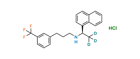 Picture of (R)-Cinacalcet-D3 Hydrochloride Picture of (R)-Cinacalcet-D3 Hydrochloride