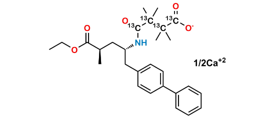 Picture of Sacubitril-13C4 Calcium