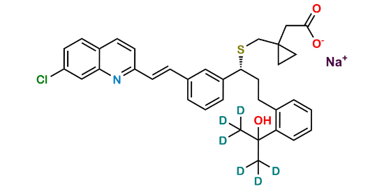 Picture of Montelukast-D6 Sodium Salt