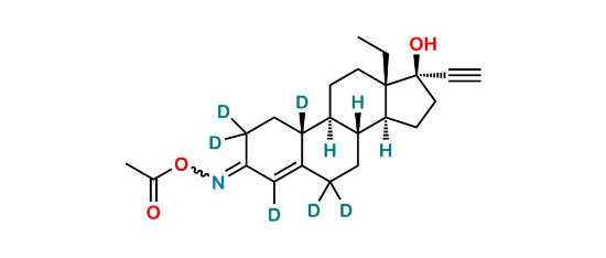 Picture of 17-Desacetyl Norgestimate-3-acetate-D6