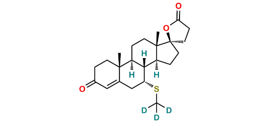 Picture of 7α-Methylthio Spironolactone-D3 Picture of 7α-Methylthio Spironolactone-D3