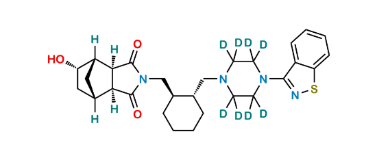 Picture of 5α/6α-Hydroxy Lurasidone-D8 Picture of 5α/6α-Hydroxy Lurasidone-D8