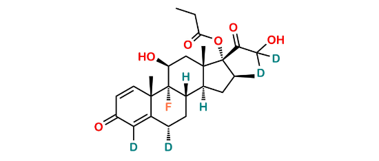 Picture of Betamethasone-17-propionate-D4