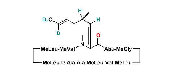 Picture of Dehydro Cyclosporin A-D4