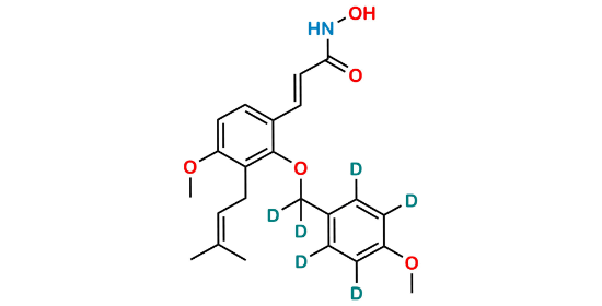 Picture of N-Hydroxy (E)-2-(4-methoxybenzoxy-D6)-4-methoxy-3-prenylcinnamamide