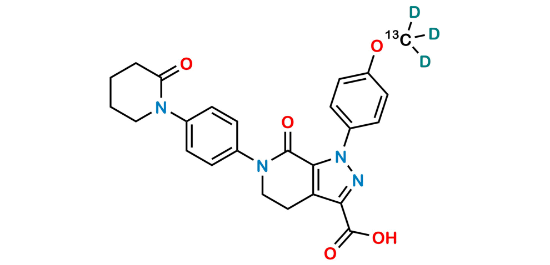 Picture of Apixaban Acid-13C,D3