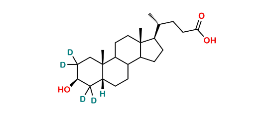 Picture of 3β-Lithocholic Acid-D4 Picture of 3β-Lithocholic Acid-D4