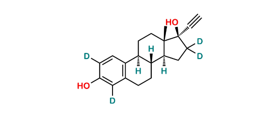 Picture of Ethynyl Estradiol-2,4,16,16-d4