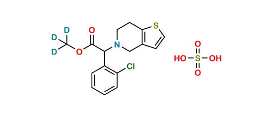 Picture of rac-Clopidogrel-D3 Bisulfate