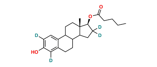 Picture of 17β-Estradiol-17-valerate-D4 Picture of 17β-Estradiol-17-valerate-D4