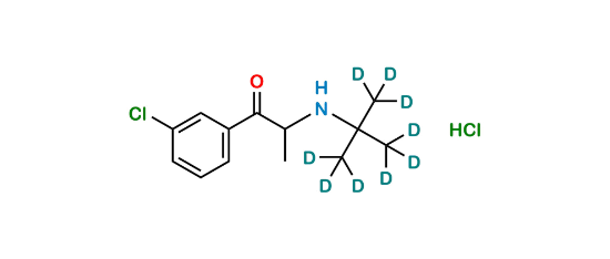 Picture of Bupropion D9 Hydrochloride