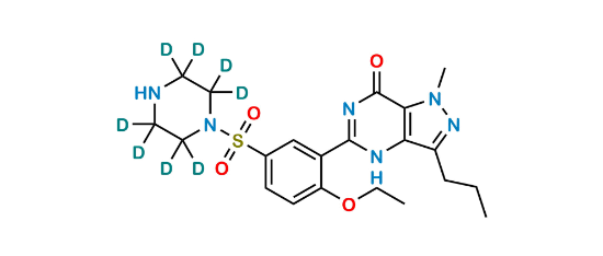 Picture of N-Desmethyl Sildenafil D8