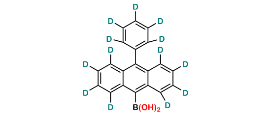 Picture of (10-(phenyl-d5)anthracen-9-yl-1,2,3,4,5,6,7,8-d8)boronic acid