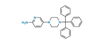 Picture of Ribociclib Amino Trityl Impurity