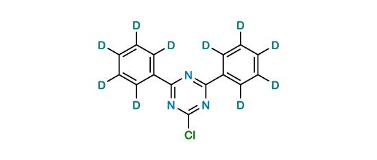 Picture of 2-Chloro-4,6-bis(phenyl-d5)-1,3,5-triazine Picture of 2-Chloro-4,6-bis(phenyl-d5)-1,3,5-triazine