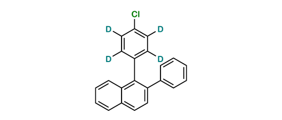 Picture of 1-(4-chlorophenyl-2,3,5,6-d4)-2-phenylnaphthalene Picture of 1-(4-chlorophenyl-2,3,5,6-d4)-2-phenylnaphthalene