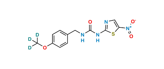 Picture of N-[[4-(Methoxy-d3)phenyl]methyl]-N′-(5-nitro-2-thiazolyl)urea