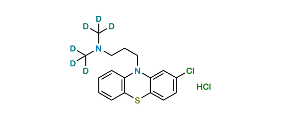 Picture of Chlorpromazine D6 Hydrochloride Picture of Chlorpromazine D6 Hydrochloride