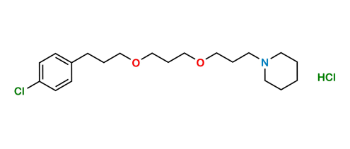 Show details for (1‐(3‐(3‐(3‐(4‐chlorophenyl)propoxy)propoxy)propyl)piperidine Hydrochloride) Picture of (1‐(3‐(3‐(3‐(4‐chlorophenyl)propoxy)propoxy)propyl)piperidine Hydrochloride)