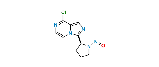 Picture of (S)-8-chloro-3-(1-nitrosopyrrolidin-2-yl)imidazo[1,5-a]pyrazine