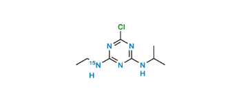 Picture of 2-Chloro-4-ethylamino-15N-6-isopropylamino-1,3,5-triazine