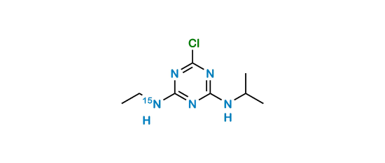Picture of 2-Chloro-4-ethylamino-15N-6-isopropylamino-1,3,5-triazine