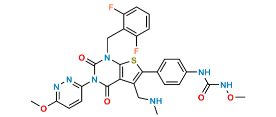 Picture of Relugolix Desmethyl impurity