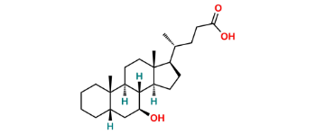 Picture of 7β-Hydroxy-5β-cholanoic acid