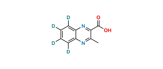 Picture of 3-Methyl-2-quinoxalinecarboxylic acid-D4