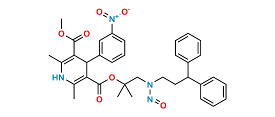 Picture of N-Nitroso N-Desmethyl Lercanidipine