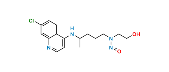 Picture of N-nitroso hydroxychloroquine EP Impurity C