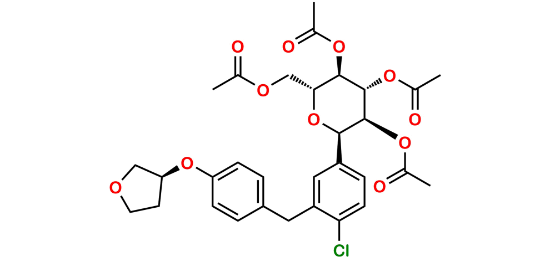 Picture of (S)-Empagliflozin Peracetyl