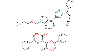 Picture of Ruxolitinib Dibenzoyl SME Pyrimidine Impurity