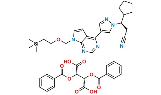Picture of Ruxolitinib Dibenzoyl SME Pyrimidine Impurity
