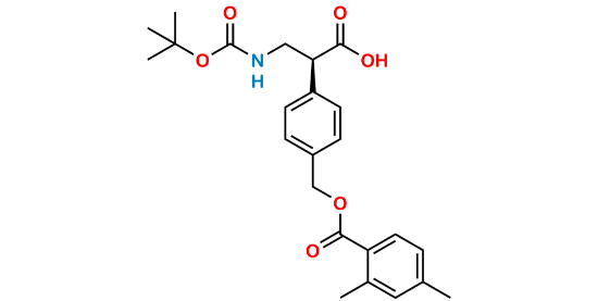 Picture of (S)-3-((tert-Butoxycarbonyl)amino)-2-(4-(((2,4-dimethylbenzoyl)oxy)methyl)phenyl)propanoic acid