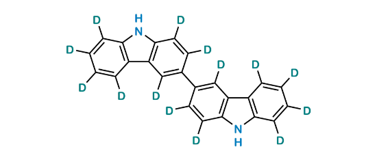Picture of 9H,9'H-3,3'-bicarbazole- 1,1',2,2',4,4',5,5',6,6',7,7',8,8'-d14 