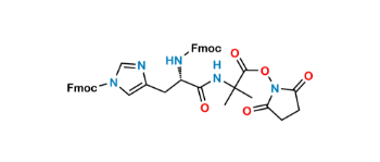 Picture of Fmoc-His(Fmoc)-Aib-OSu