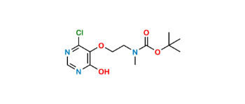 Picture of tert-butyl (2-((4-chloro-6- hydroxypyrimidin-5- yl)oxy)ethyl)(methyl)carbamate 