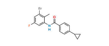 Picture of N-(3-bromo-5-fluoro-2- methylphenyl)-4- cyclopropylbenzamide