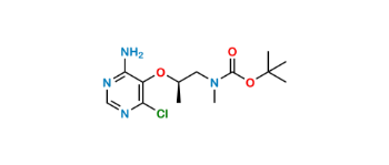 Picture of rac-tert-butyl (R)-(2-((4-amino-6- chloropyrimidin-5- yl)oxy)propyl)(methyl)carbamate 
