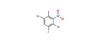 Picture of 1,4-Dibromo-5-ﬂuoro-2- methyl-3-nitrobenzene 